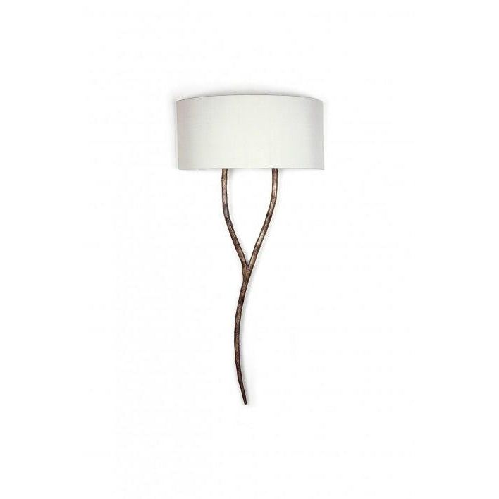 Yves Wall Light - Taper Right - Burnt Silver