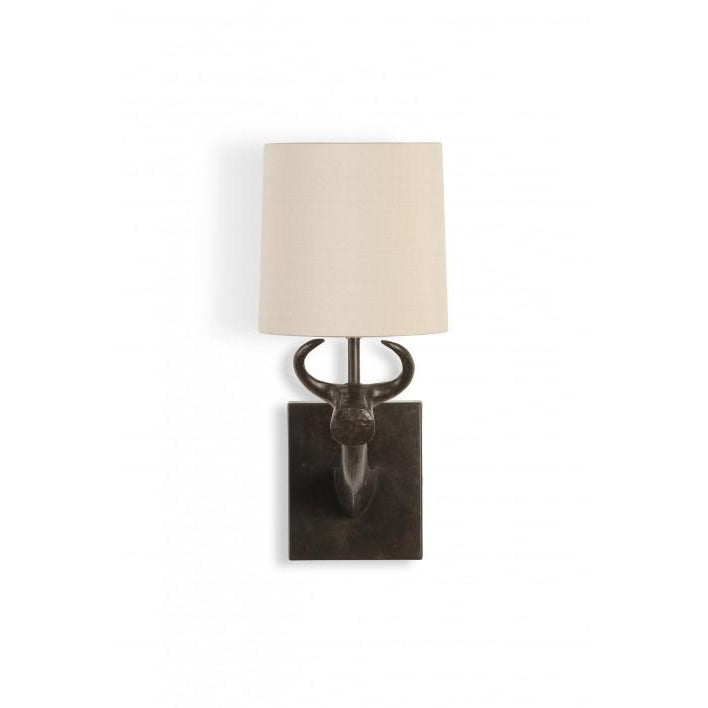 Cow Wall Light - Bronzed