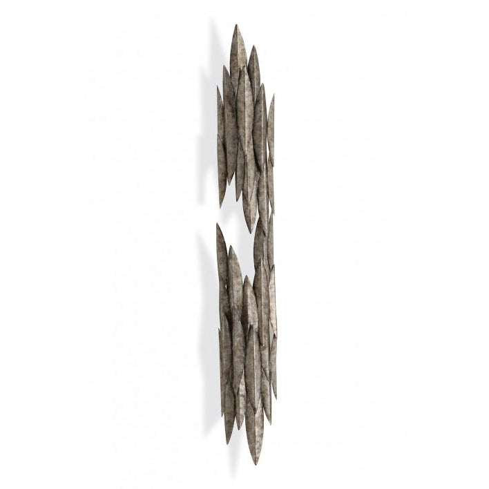 Large Leaf I Wall Light - Left - Cosmic Silver