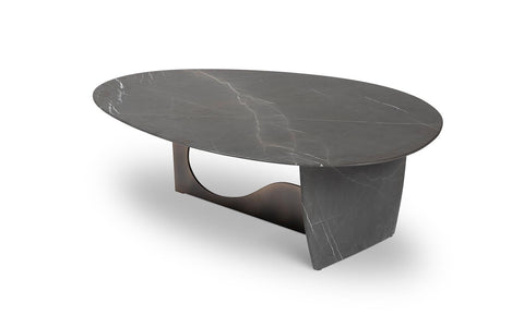 Finn Coffee Table - Marble, Grey