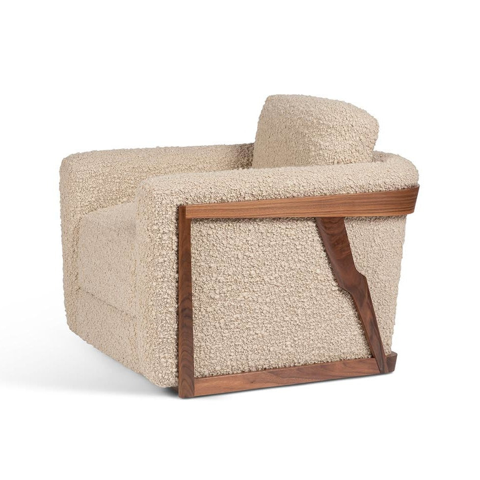 Mari Swivel Lounge Chair and Ottoman