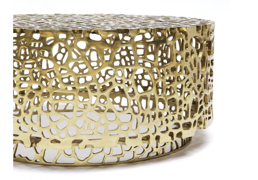 Una Cocktail Table - Brass