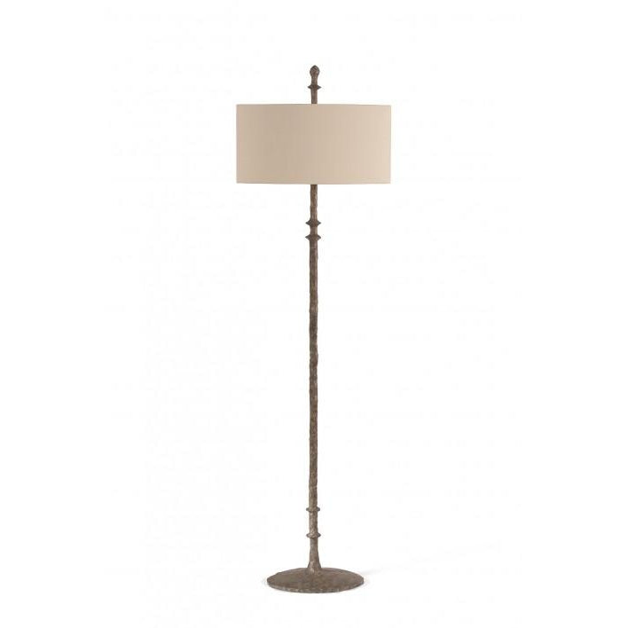 Olivier Floor Lamp - Burnt Silver