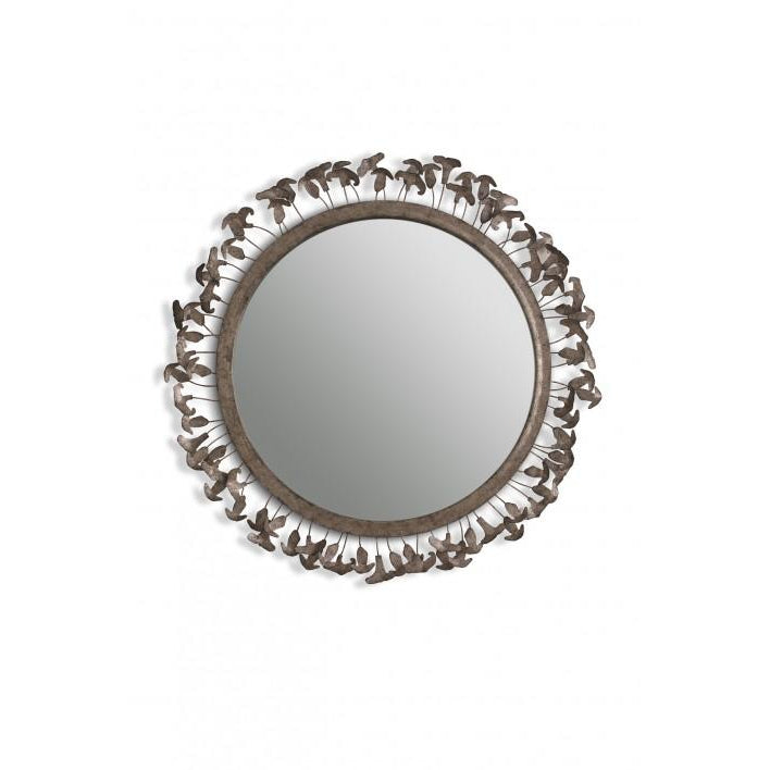 Mushroom Mirror - Mayan Silver