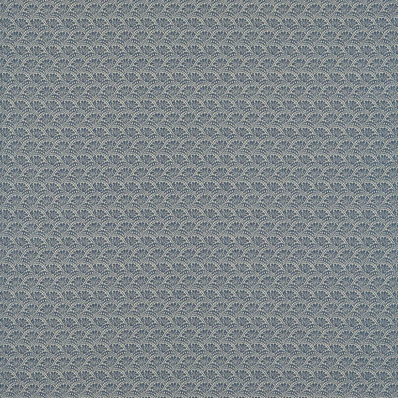 Tudor Damask - Indigo