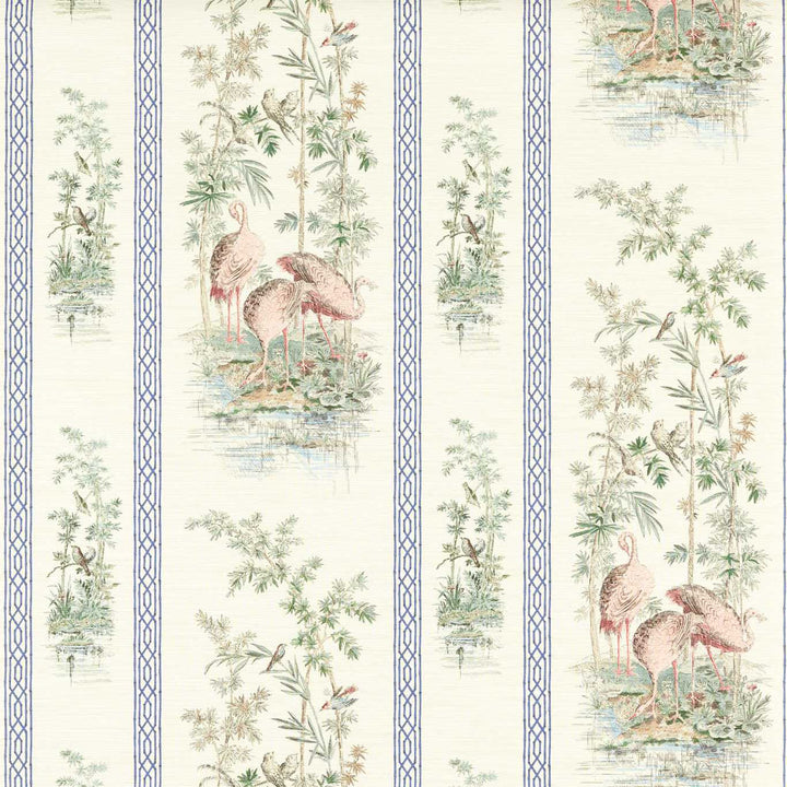 Storks & Thrushes - Tuscan Pink / Cobalt