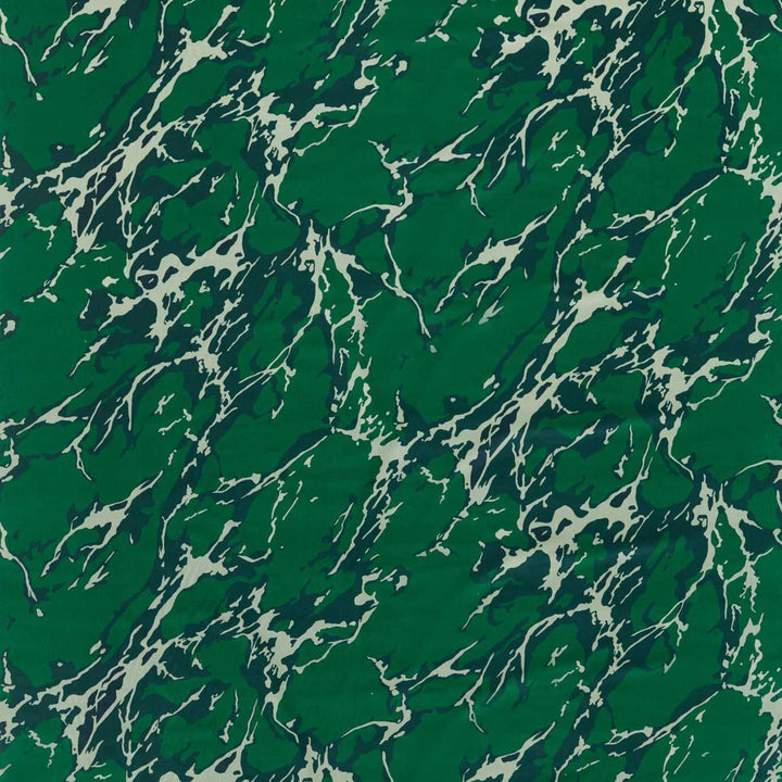 French Marble Velvet - Malachite