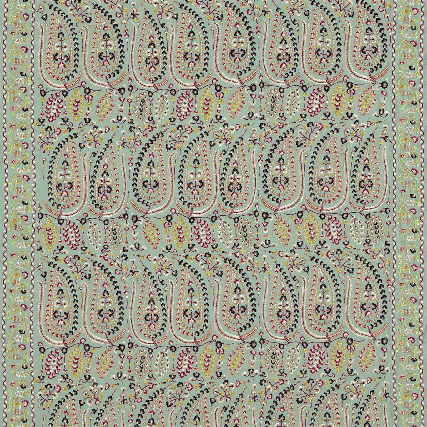 Jayshree - Celadon / Multi