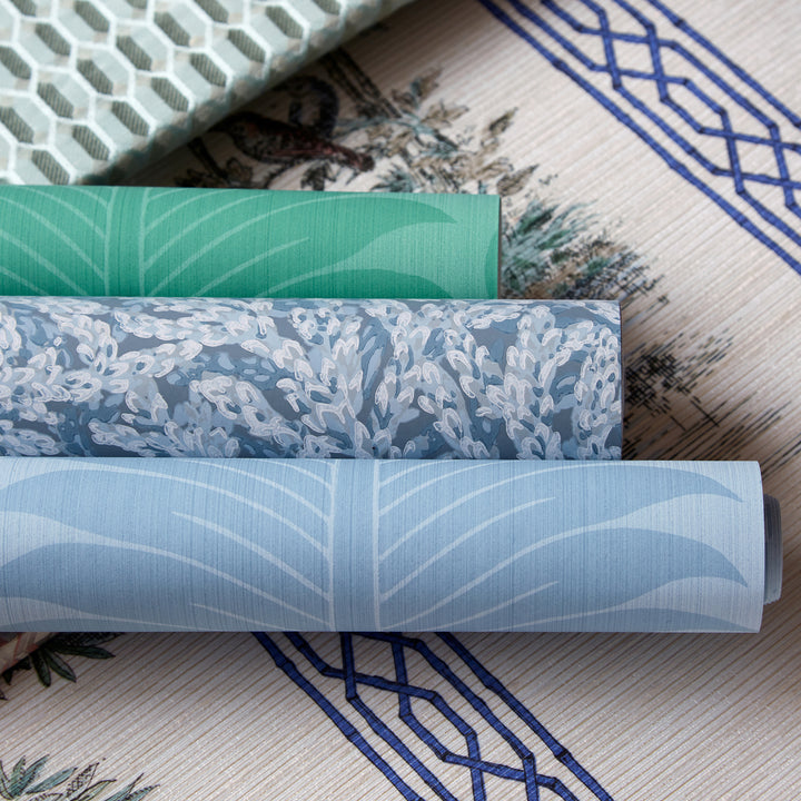 Marsden`s Palm Damask - Pale Poison