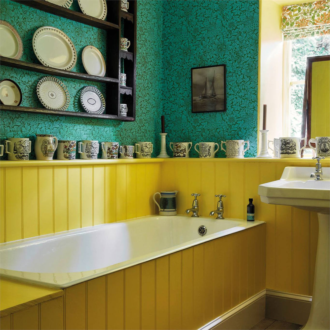 Bird & Anemone - Olive / Turquoise