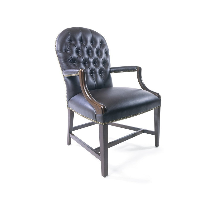 Traditional Bristol Arm Chair with Tufted Back