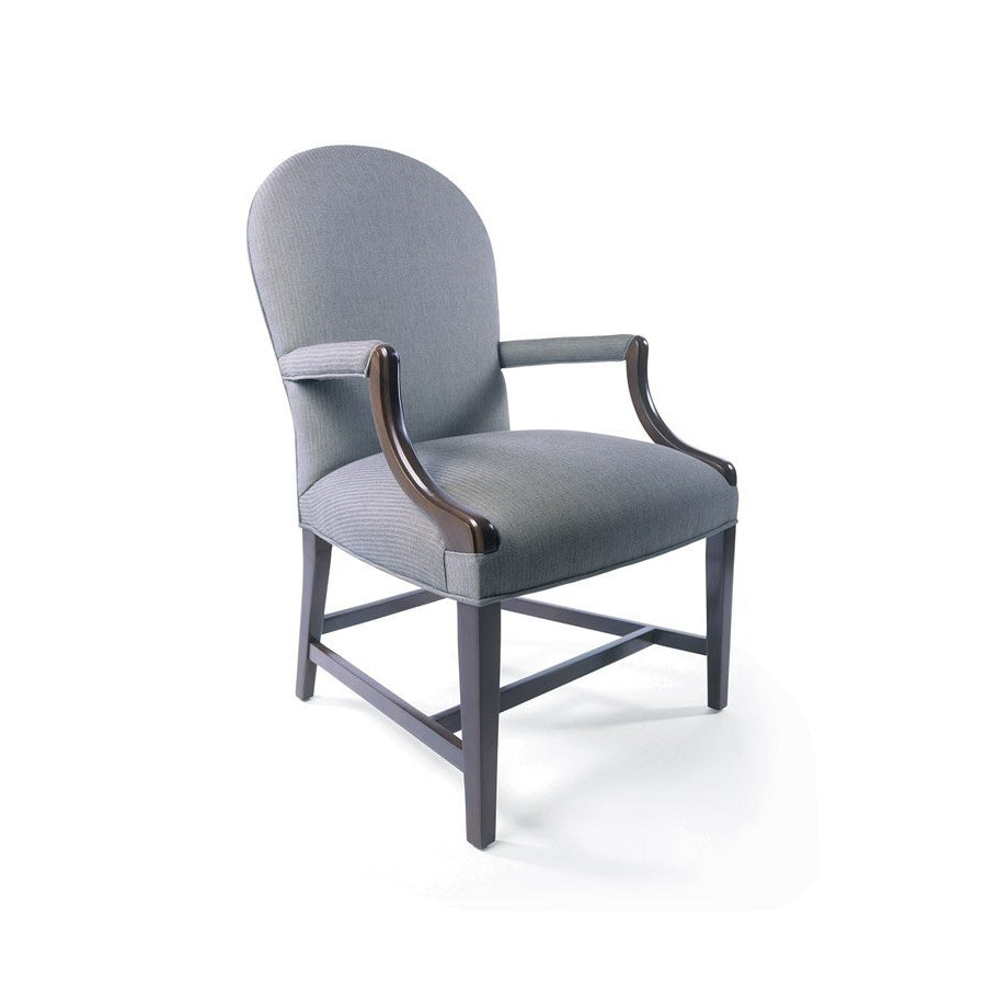 Traditional Bristol Arm Chair with Plain Back