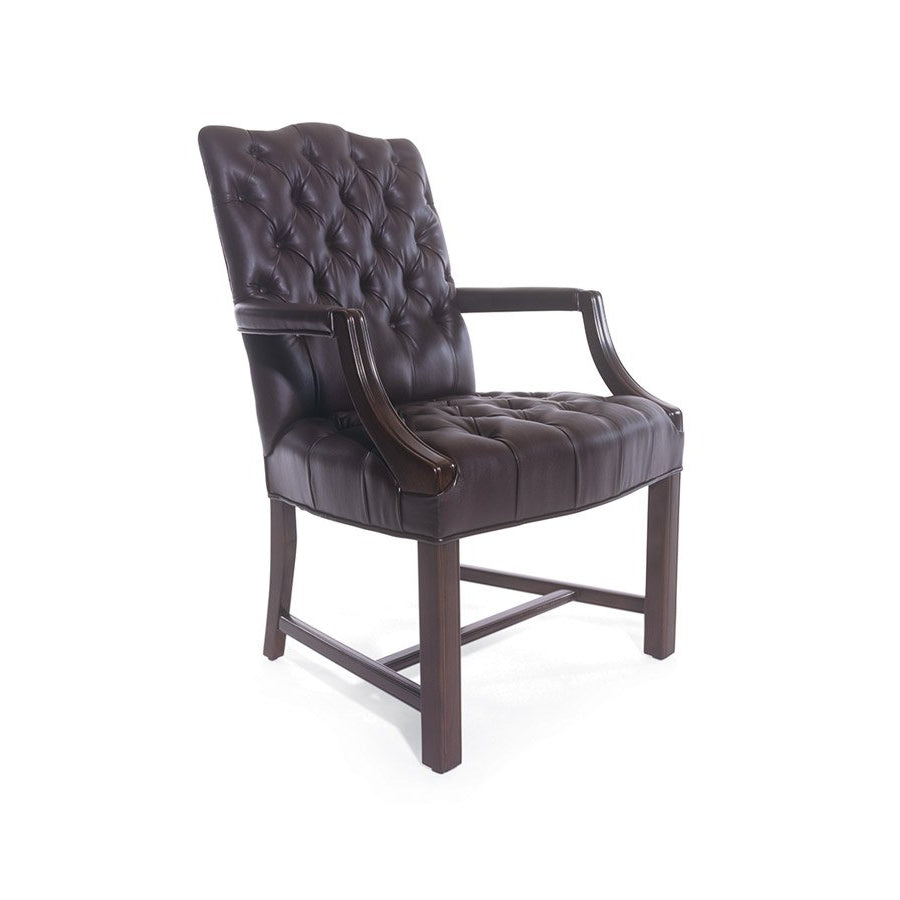 Traditional Danube Arm Chair Tufted Back