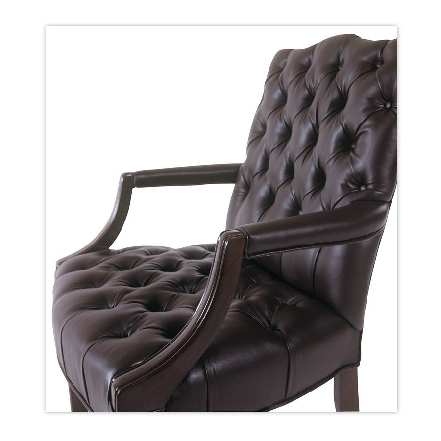 Traditional Danube Arm Chair Tufted Back