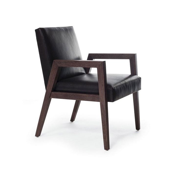 Reed Arm Chair Wood Arm