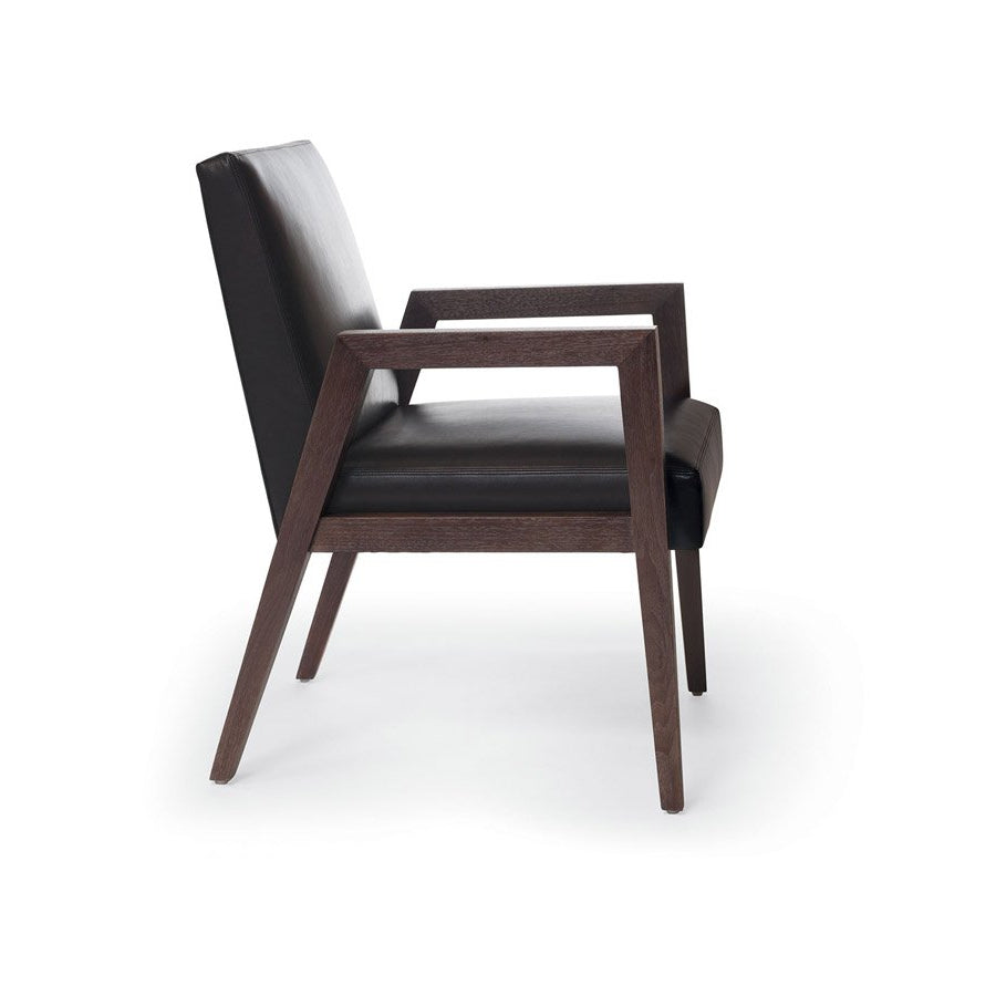 Reed Arm Chair Wood Arm
