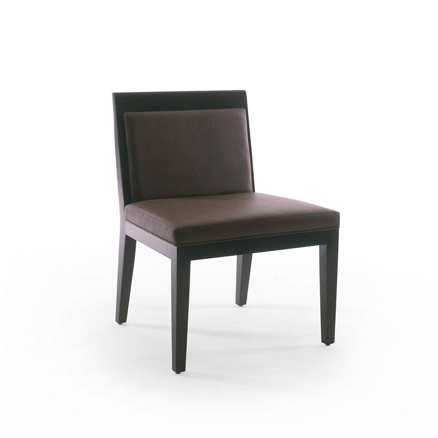 Junior Wide Side Chair with Upholstered Back