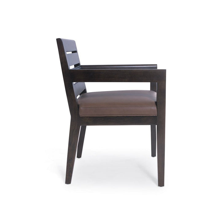 Undergraduate Arm Chair with Slat Back