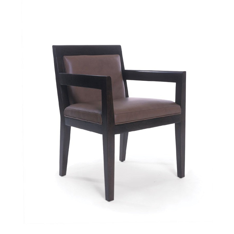 Undergraduate Arm Chair with Upholstered Back