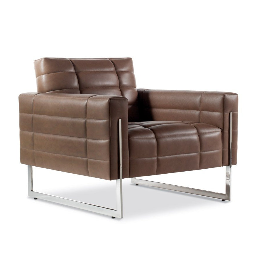 Adil Lounge Chair with Metal Leg