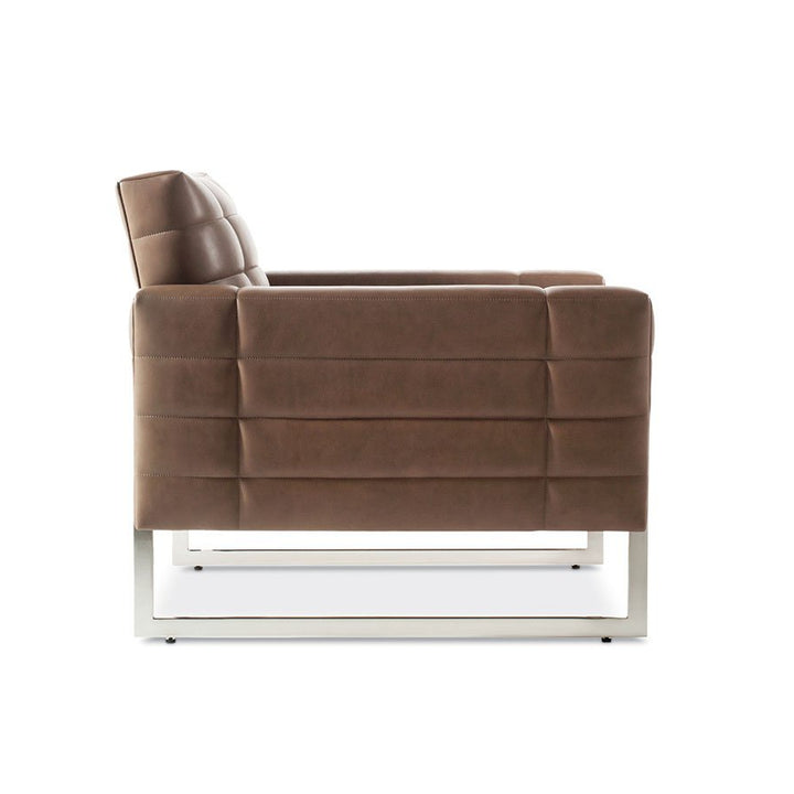 Adil Lounge Chair with Metal Leg