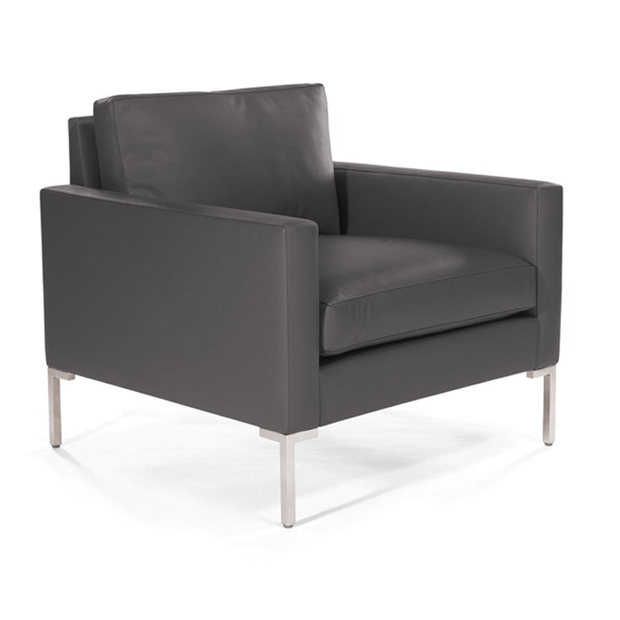 Madison Lounge Chair With Metal Leg