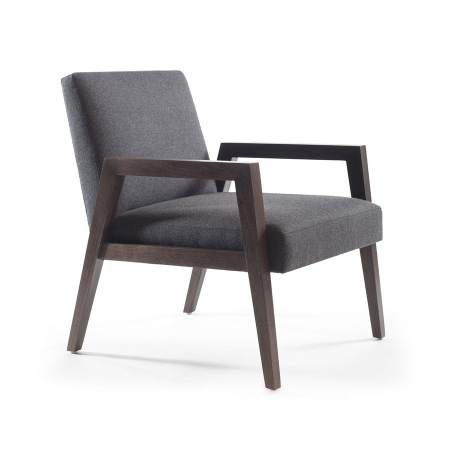 Reed Lounge Chair Wood Arm