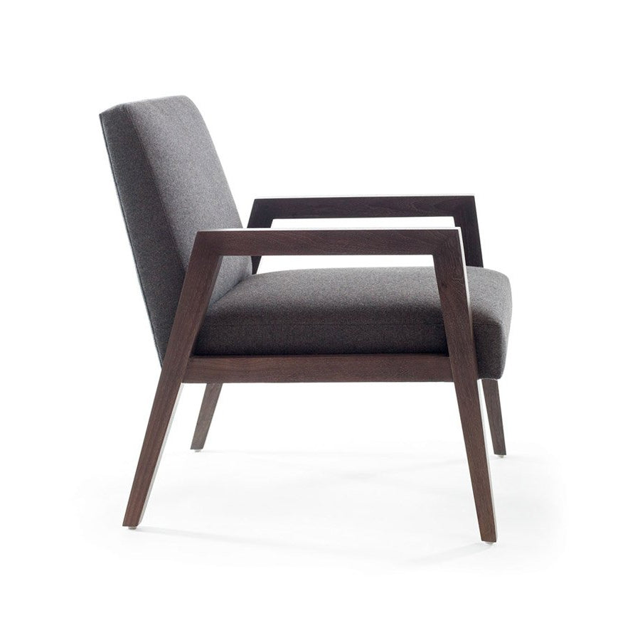 Reed Lounge Chair Wood Arm