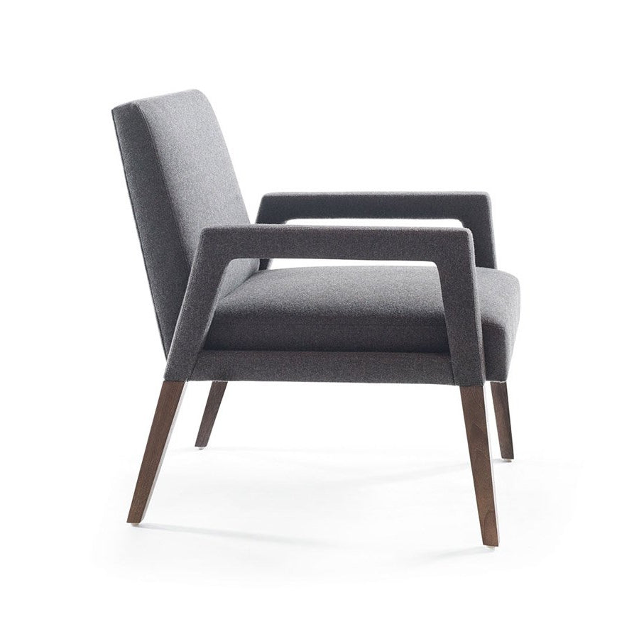 Reed Lounge Chair Upholstered Arm