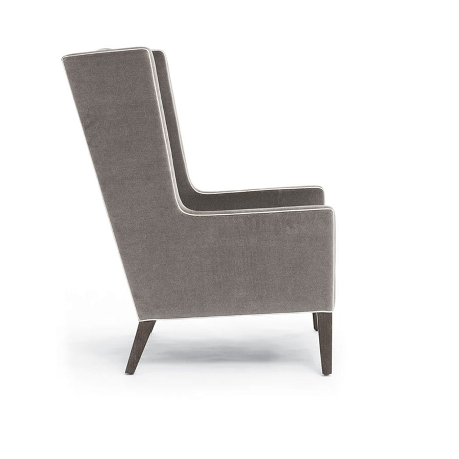 Van Wing Chair With Upholstered Arm