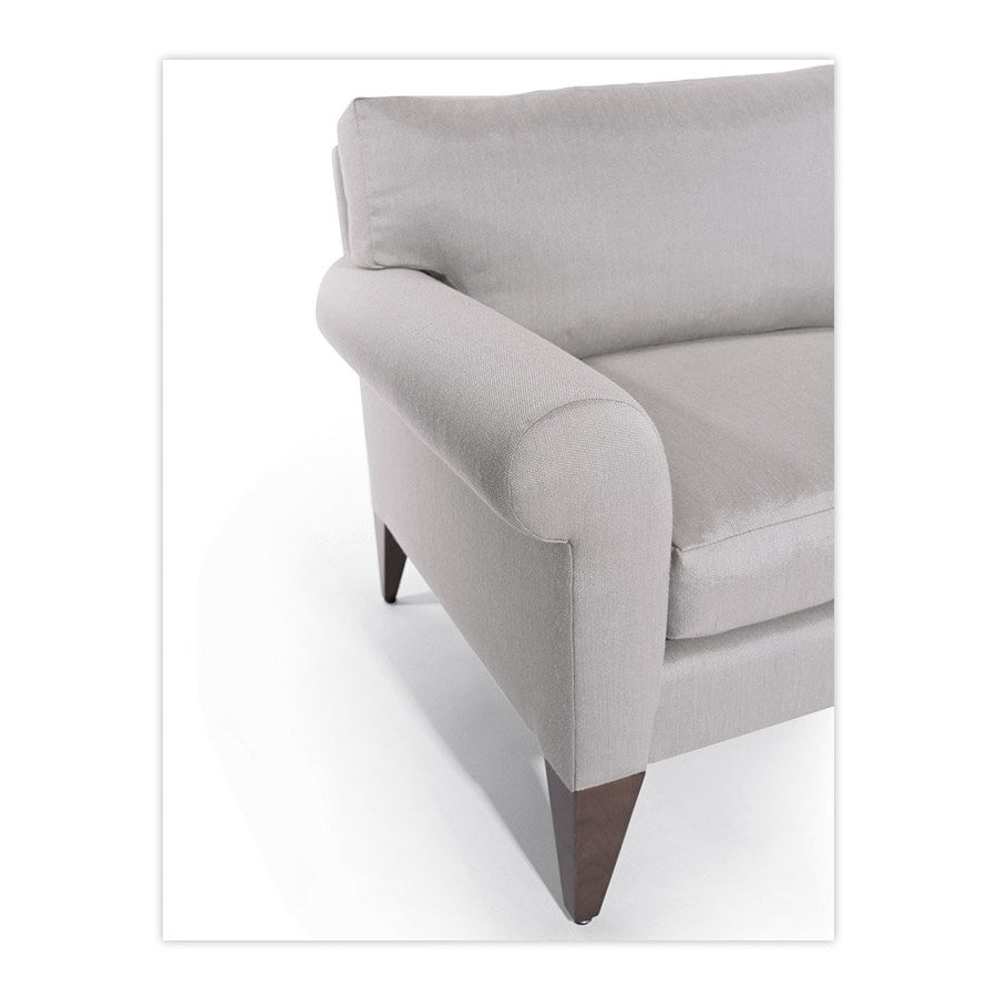 Litchfield Settee with Tapered Leg