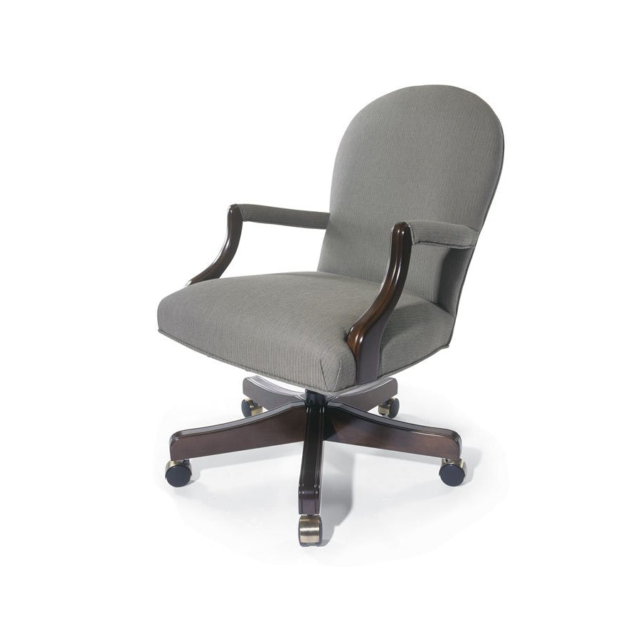 Traditional Bristol Swivel Chair with Plain Back