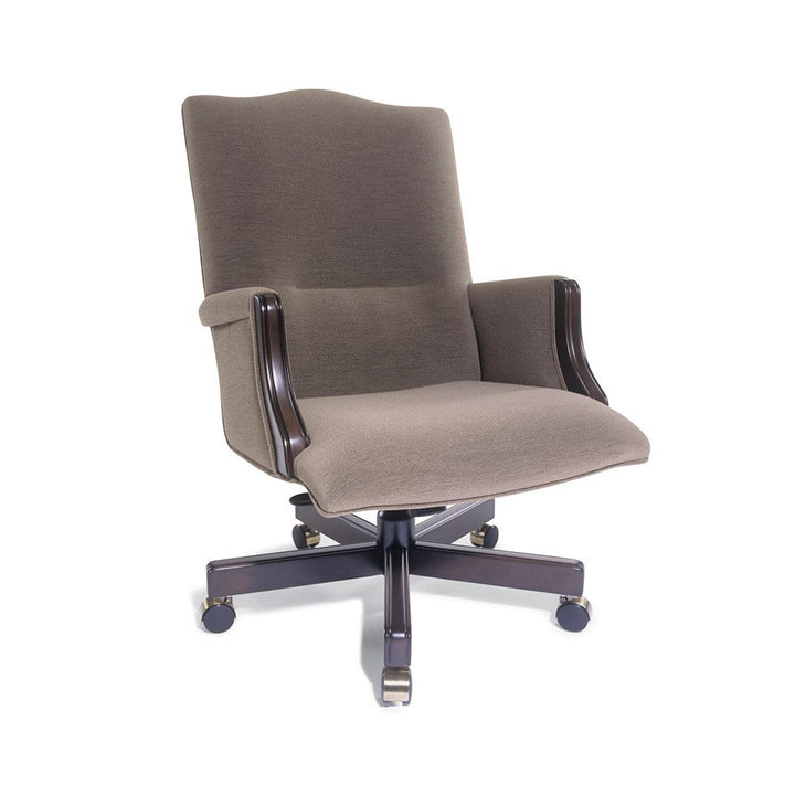 Traditional Danube Swivel Chair High Back with Closed Arm