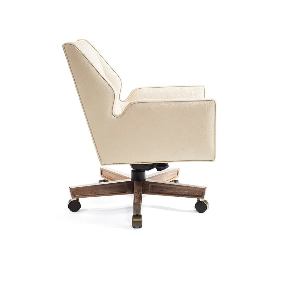 Jett Swivel Chair Low Back Upholstered