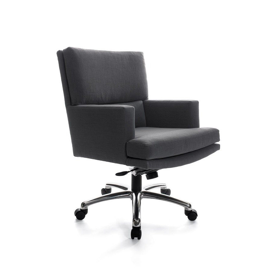 Meg Swivel Chair with Mid Back
