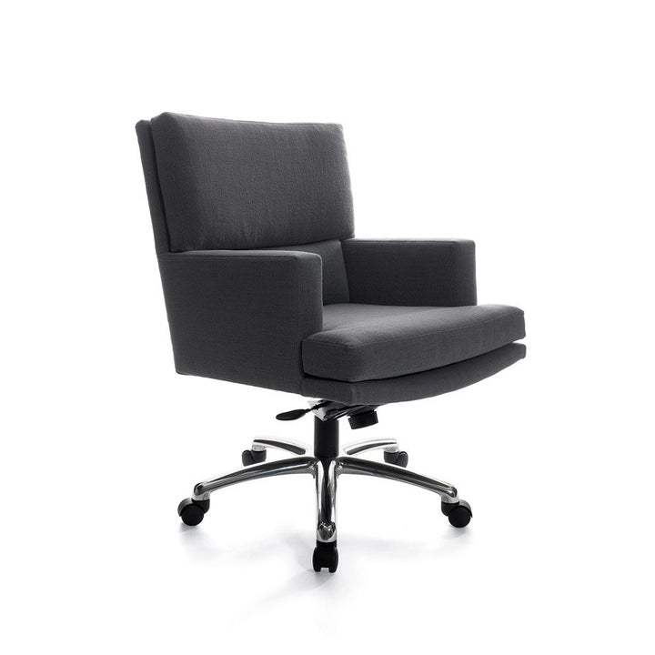 Meg Swivel Chair with Mid Back