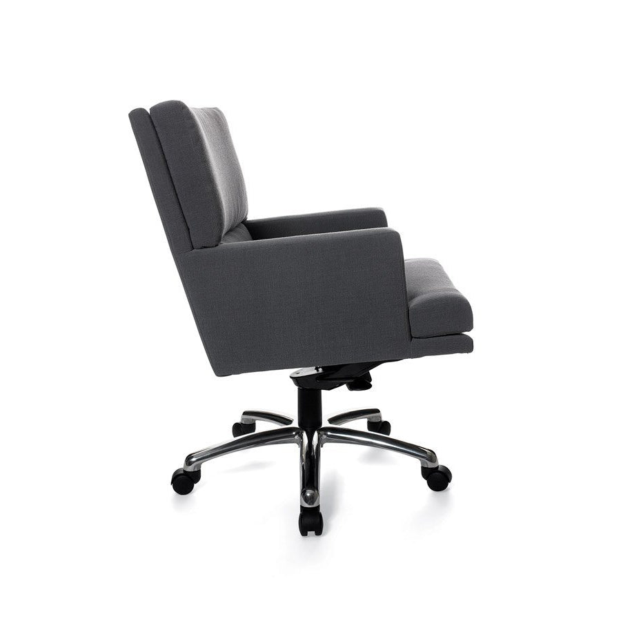 Meg Swivel Chair with Mid Back