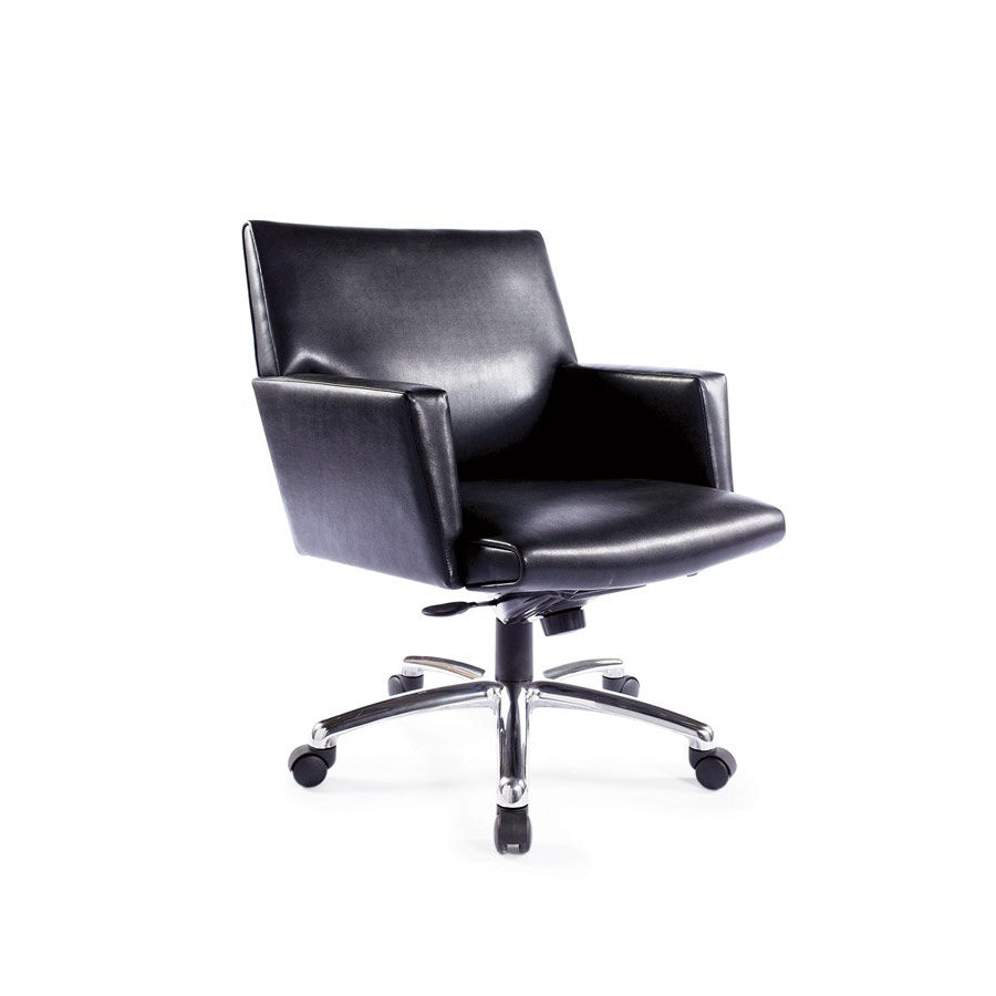 Taper Swivel Chair with Mid Back