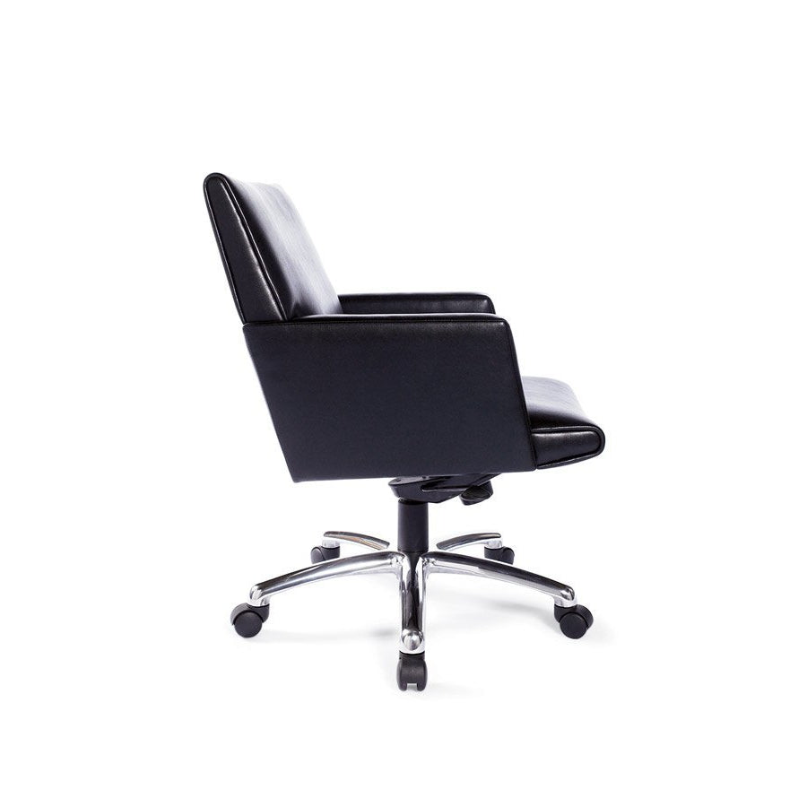 Taper Swivel Chair with Mid Back