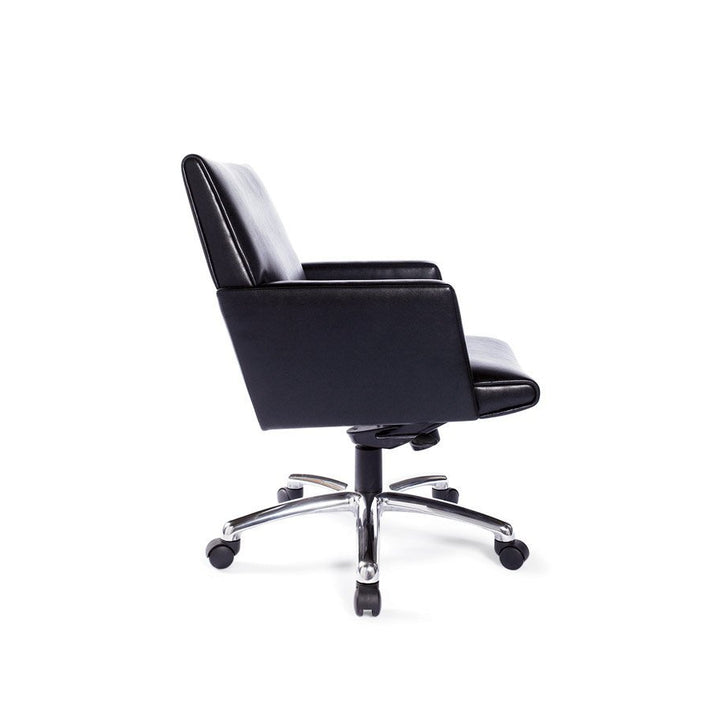 Taper Swivel Chair with Mid Back