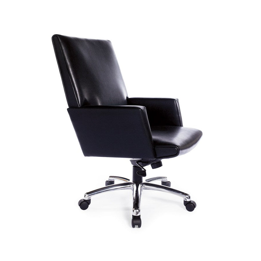 Taper Swivel Chair with High Back
