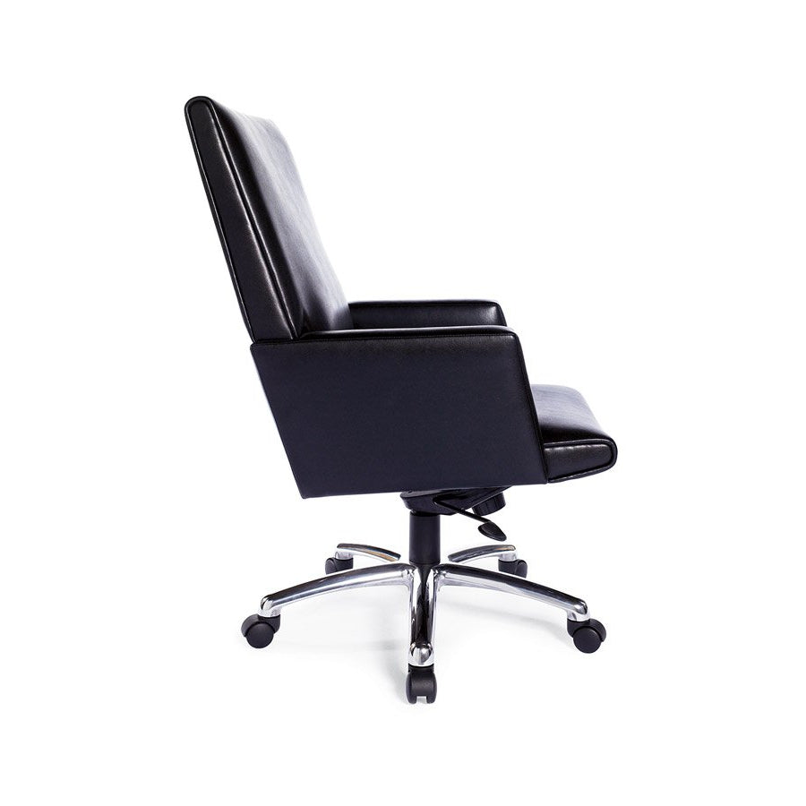 Taper Swivel Chair with High Back