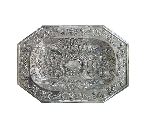 SILVER REPOUSSE TRAY