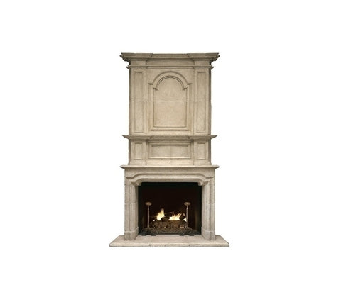 ST. LOUIS FIREPLACE WITH OVERMANTLE