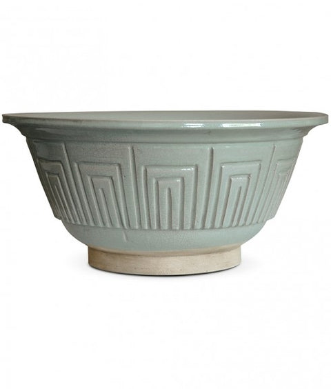 CRACKLEWARE FRIEZE BOWL, CELADON