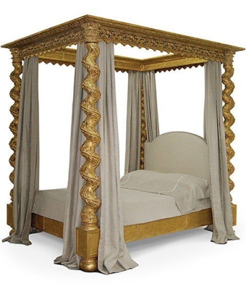 VIZCAYA BED WITH UPHOLSTERED HEADBOARD QUEEN