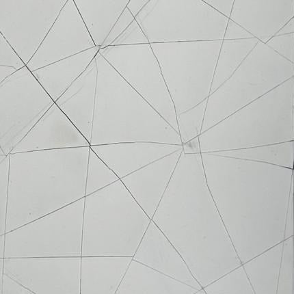 Cracked Linen - Grey, Double