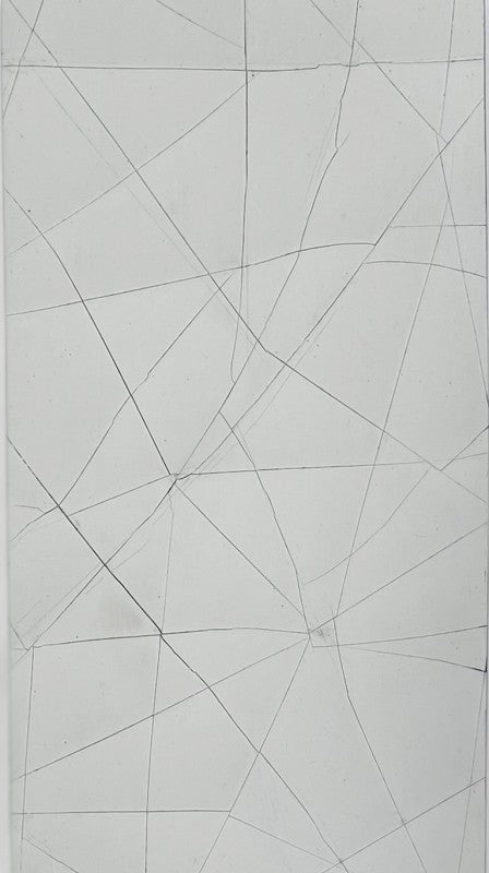 Cracked Linen - Grey, Double