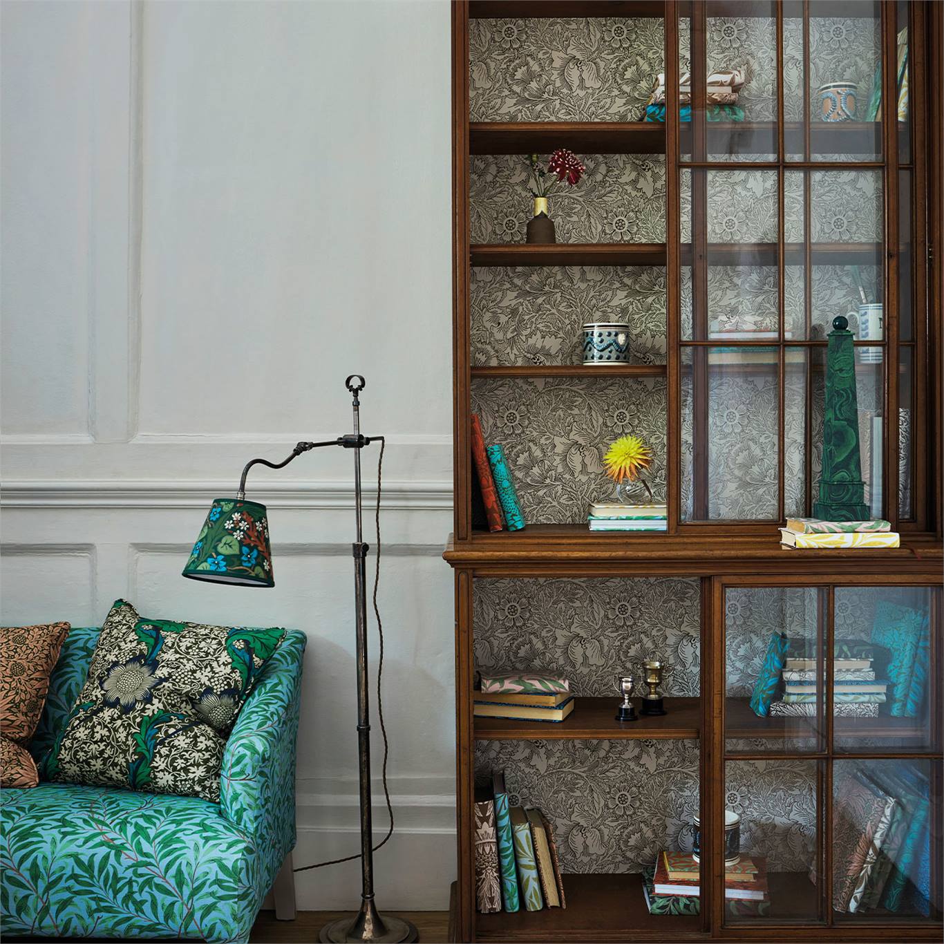 Willow Bough - Olive / Turquoise